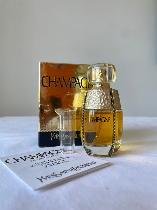 Vintage Yves Saint Laurent Champagne EDT 20ml, Refillable