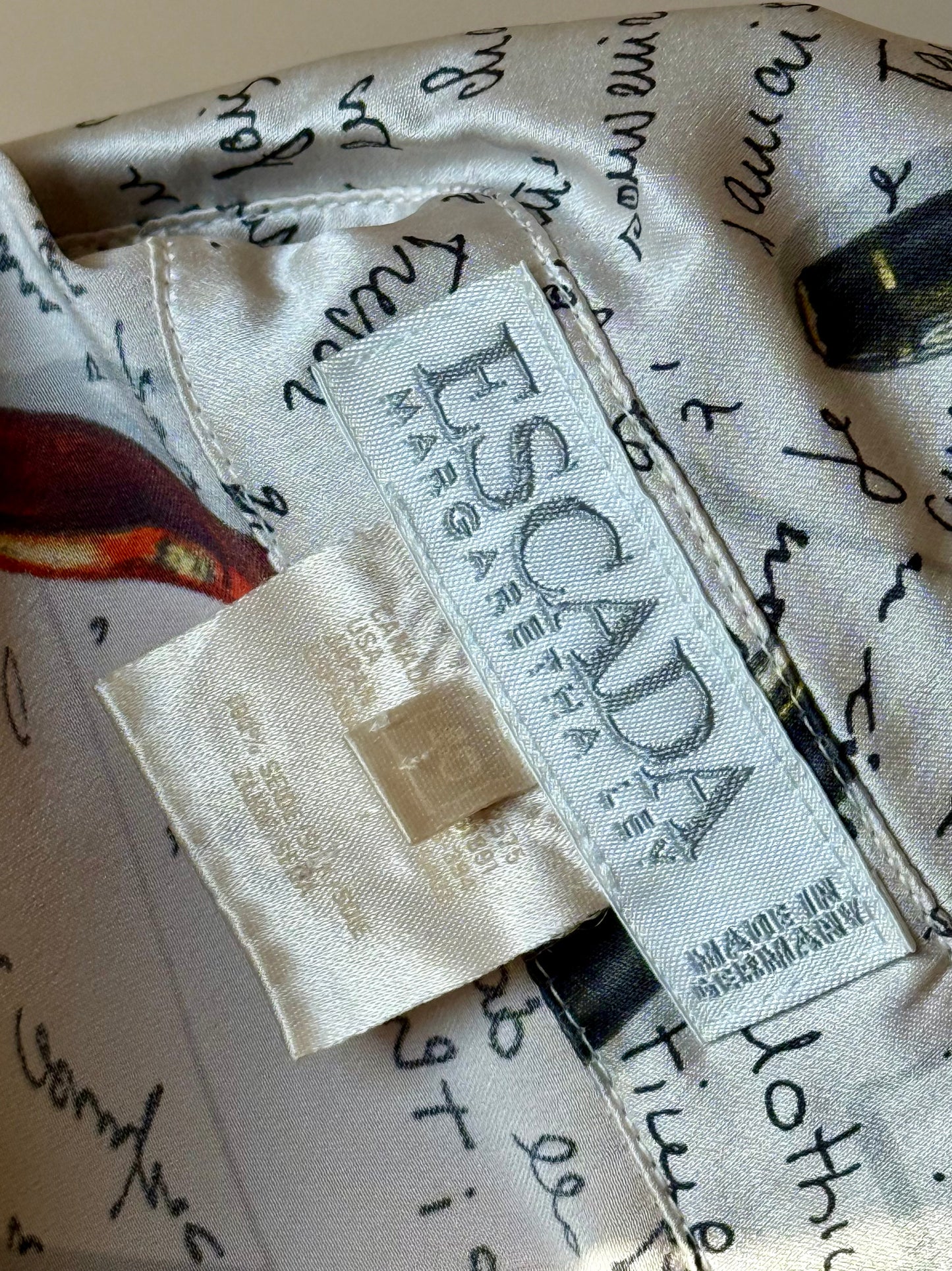 Vintage 90s Escada Margaretha Ley Silk Shirt
