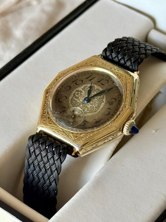 Antique Gold Filled Ladies Wrist Watch by Elgin