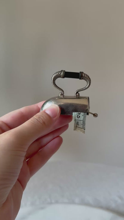 Antique Miniature Iron Tape Measure